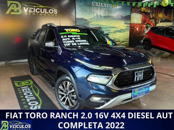 FIAT TORO 2.0 16V TURBO DIESEL RANCH 4WD AT9 FIAT TORO 2.0 16V TURBO DIESEL RANCH 4WD AT9